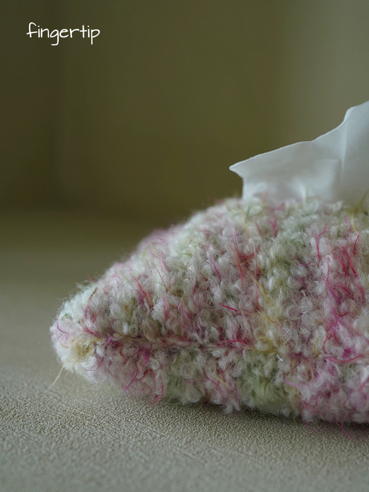 Handmade Wool Felt Tissue Holder