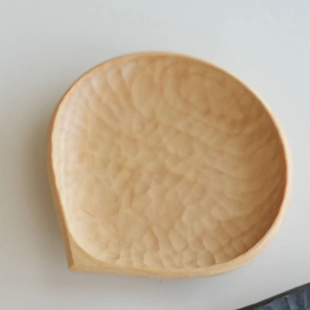 Birch Wood Teardrop Dessert Plate