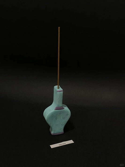 Mini Vase Incense Holder_Pale Aqua