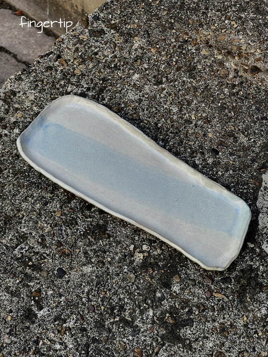 Handmade Stoneware cheese plate
