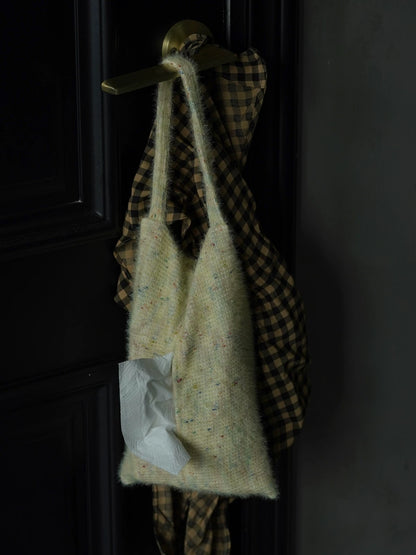 Handmade Knitted Fabric Tissue Box Cover