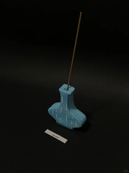 Mini Vase Incense Holder_Whispering Blue