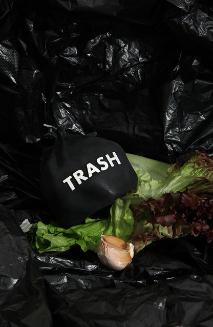 Trash Bag Sculpted Scented Candle