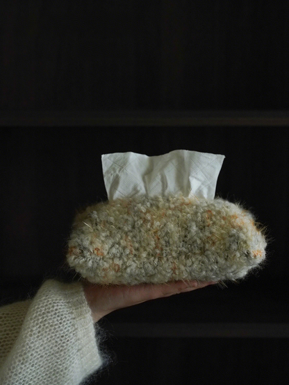 Handmade Wool Felt Tissue Holder