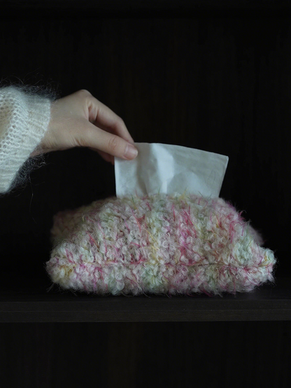 Handmade Wool Felt Tissue Holder
