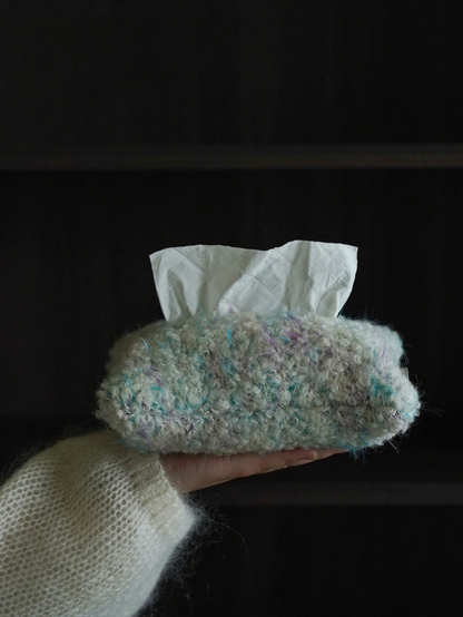 Handmade Wool Felt Tissue Holder
