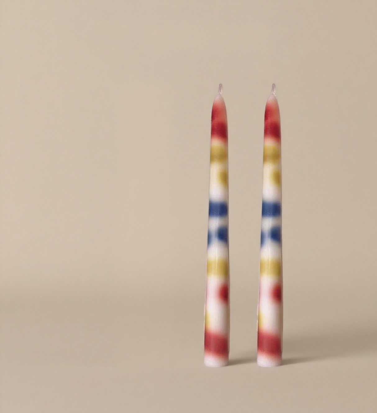 Gradient Drip Art Candles